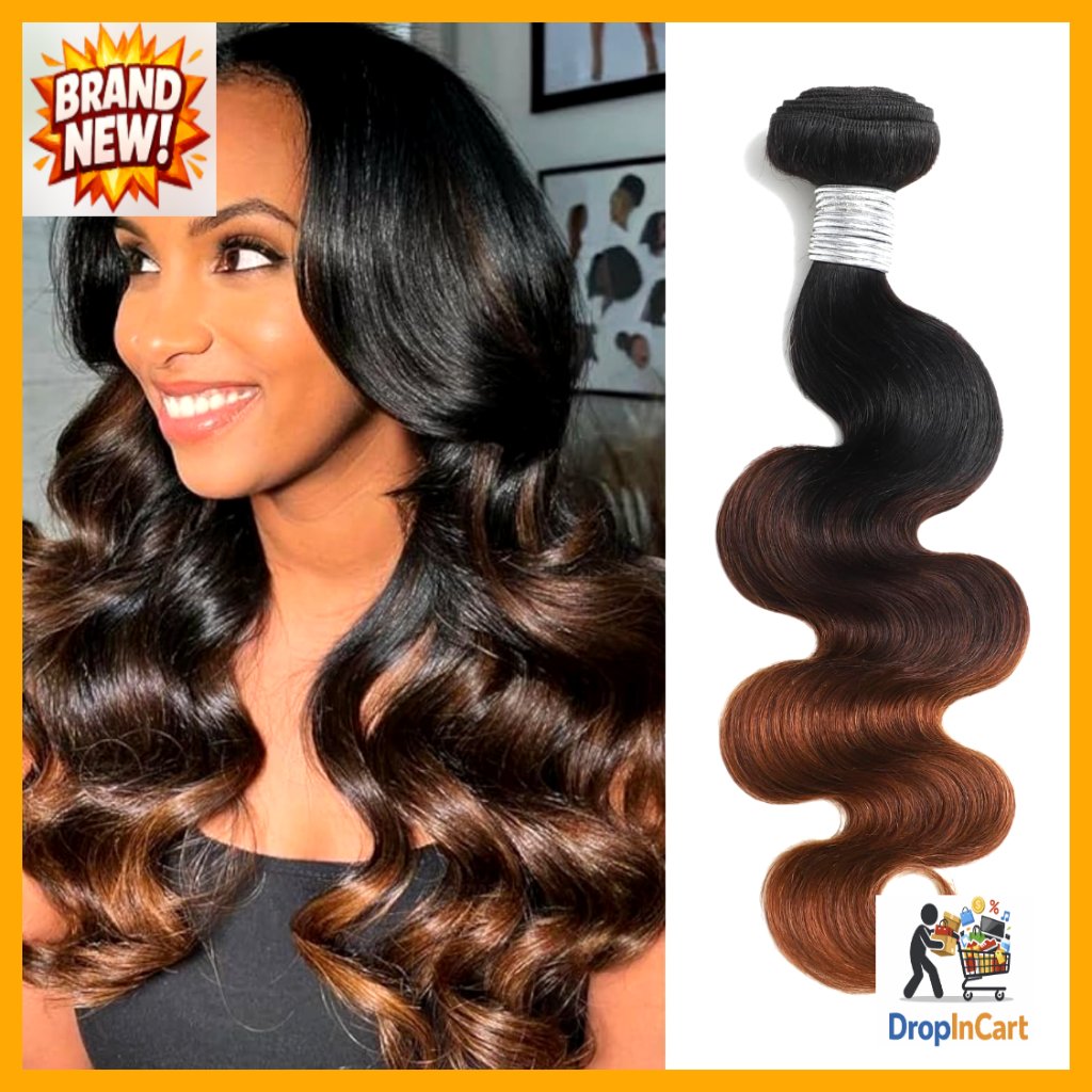 Body Wave Human Hair Bundle 100% Remy Soft Wavy Extensions 10 Inches